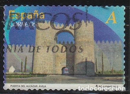 Sellos: EDIFIL N&ordm; 4763, PUERTA DEL ALCAZAR (AVILA), USADO