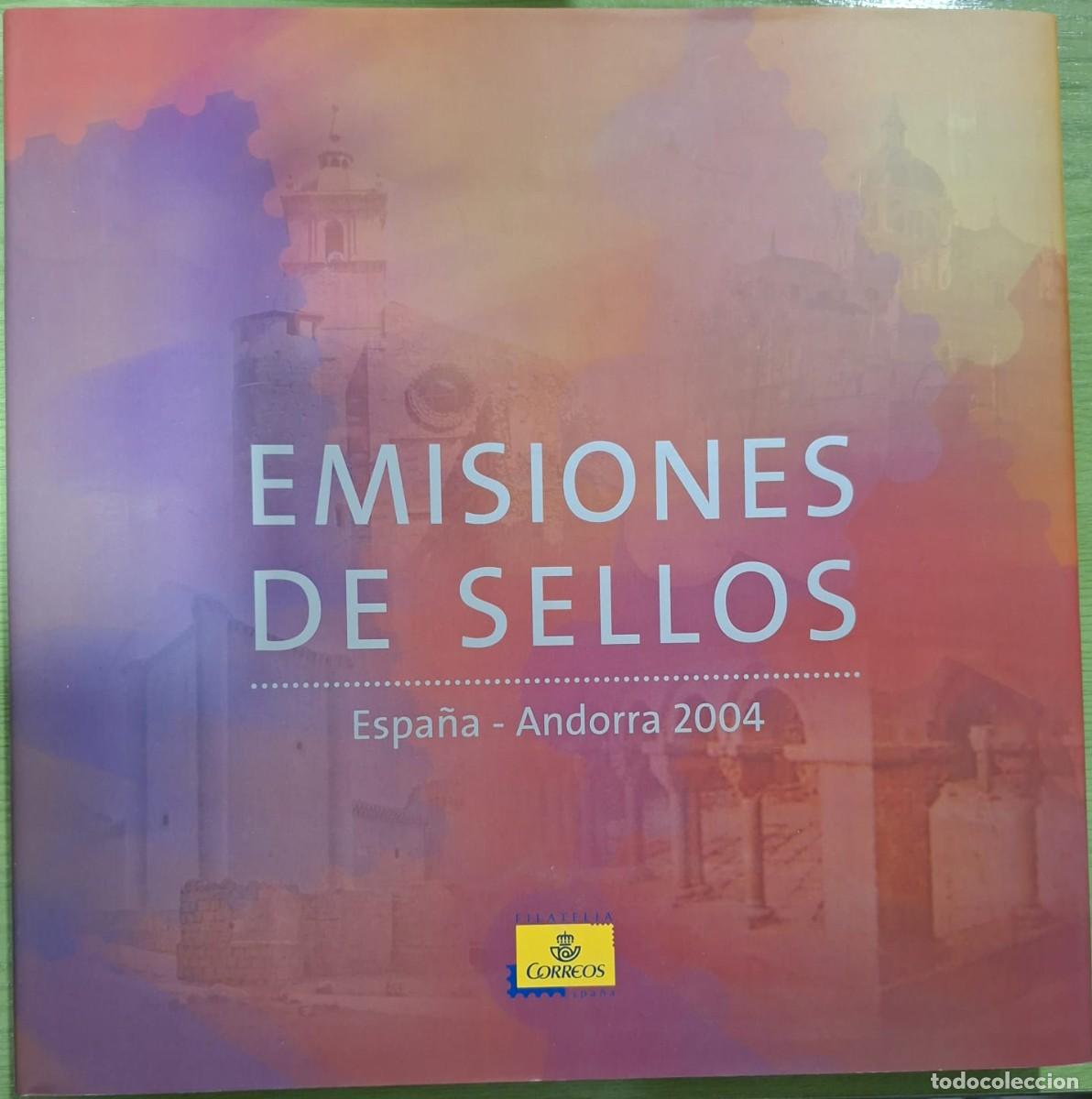 Sellos: LIBRO OFICIAL DE CORREOS CON LOS SELLOS DE ESPA&Ntilde;A DEL A&Ntilde;O 2004