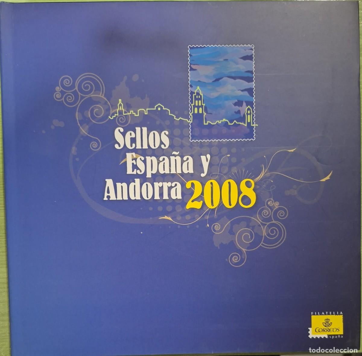 Sellos: LIBRO OFICIAL DE CORREOS CON LOS SELLOS DE ESPA&Ntilde;A DEL A&Ntilde;O 2008