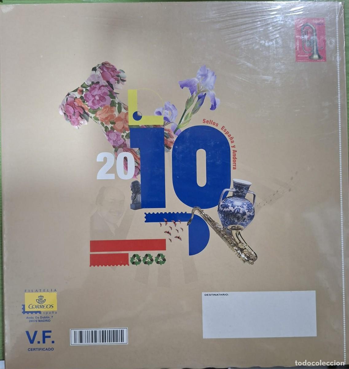Sellos: LIBRO OFICIAL DE CORREOS CON LOS SELLOS DE ESPA&Ntilde;A DEL A&Ntilde;O 2010