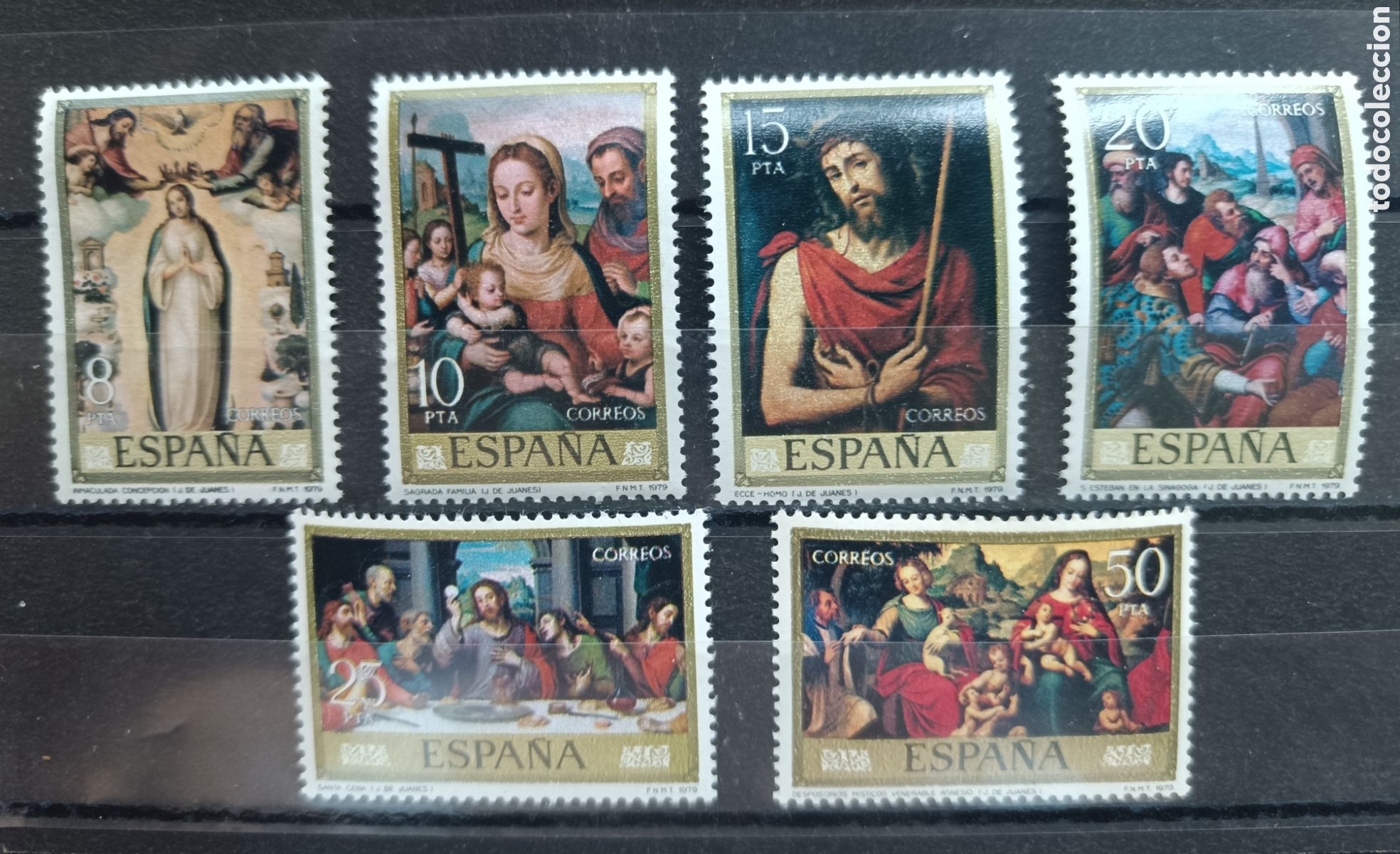 Timbres: Espa&ntilde;a - 2537/42 - Juan de Juanes 1979 - Nuevo sin fijasellos **/MNH -
