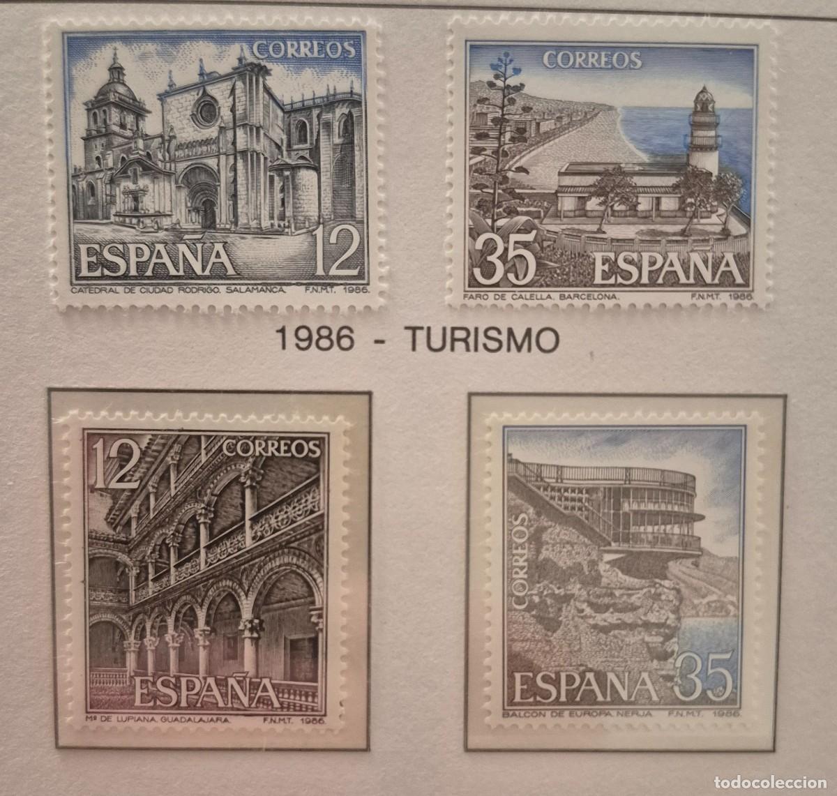 Selos: A&ntilde;o 1986-Edifil N 2835/2838** - Paisajes y monumentos-Nuevo sin fijasello - Se env&iacute;a el de la imagen