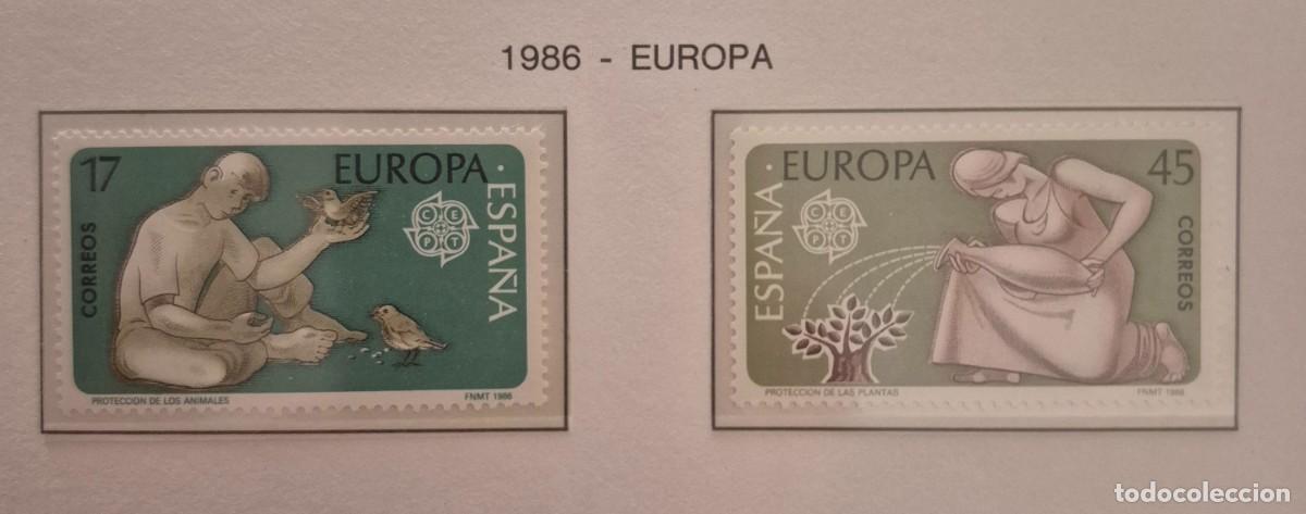 Selos: A&ntilde;o 1986 - Edifil N 2847/2848** - Europa - Nuevo sin fijasello - Se env&iacute;a el de la imagen