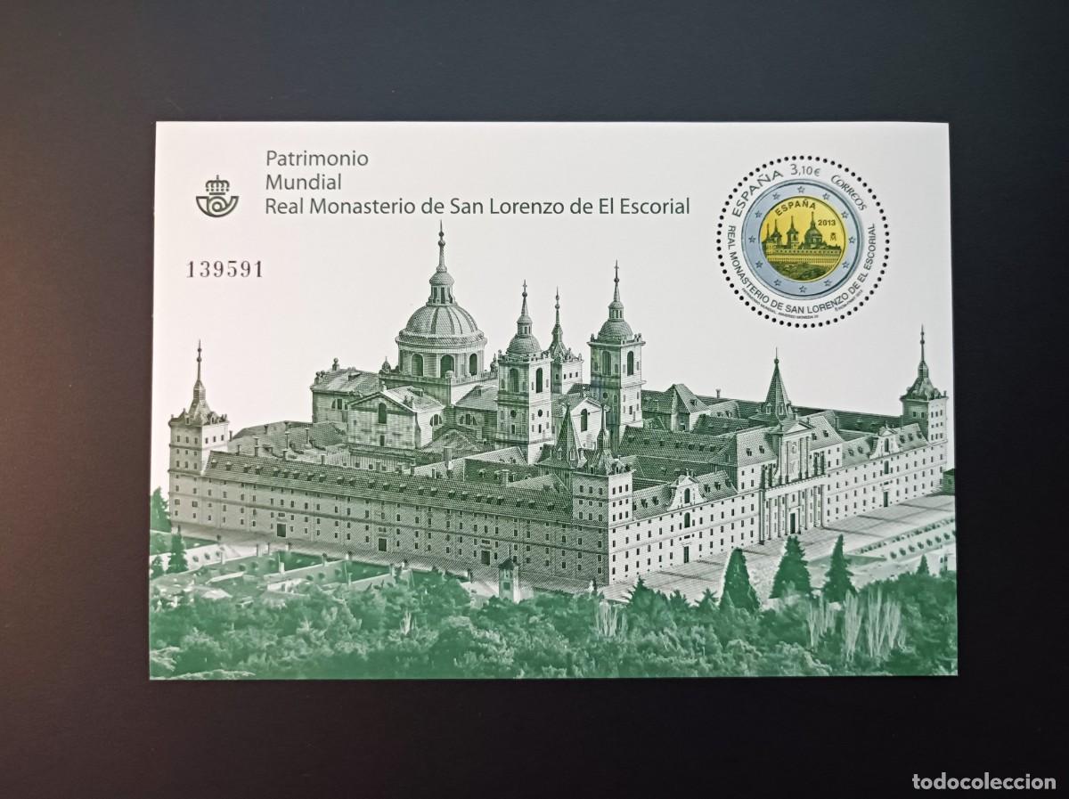 Sellos: Sello nuevo. Patrimonio Mundial. Monasterio del Escorial. 21 Marzo 2013. Edifil SH 4789.