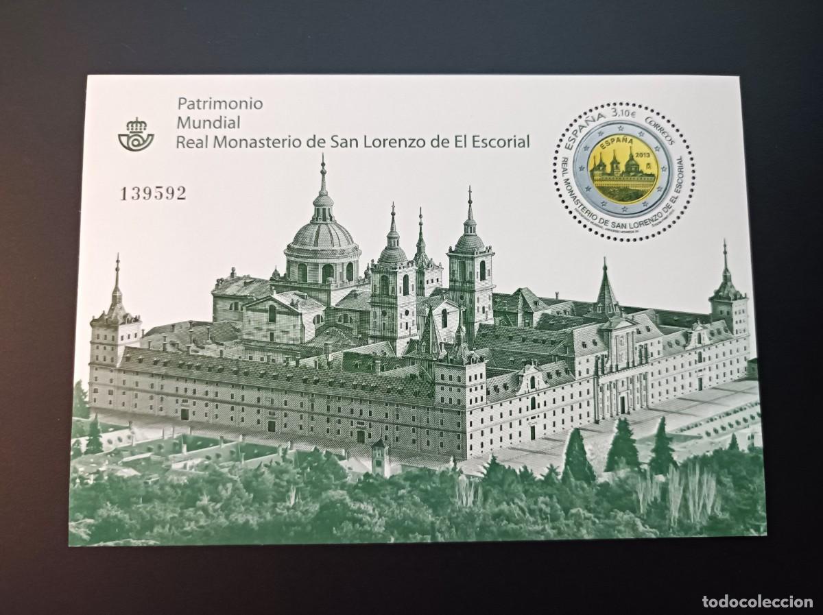 Sellos: Sello nuevo. Patrimonio Mundial. Monasterio del Escorial. 21 Marzo 2013. Edifil SH 4789.
