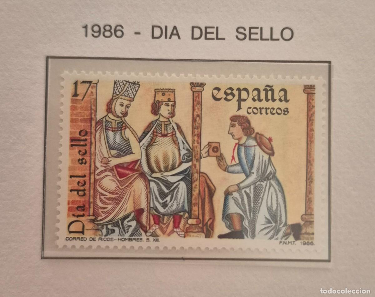 Selos: A&ntilde;o 1986 - Edifil N 2857** - Dia del sello - Nuevo sin fijasello - Se env&iacute;a el de la imagen