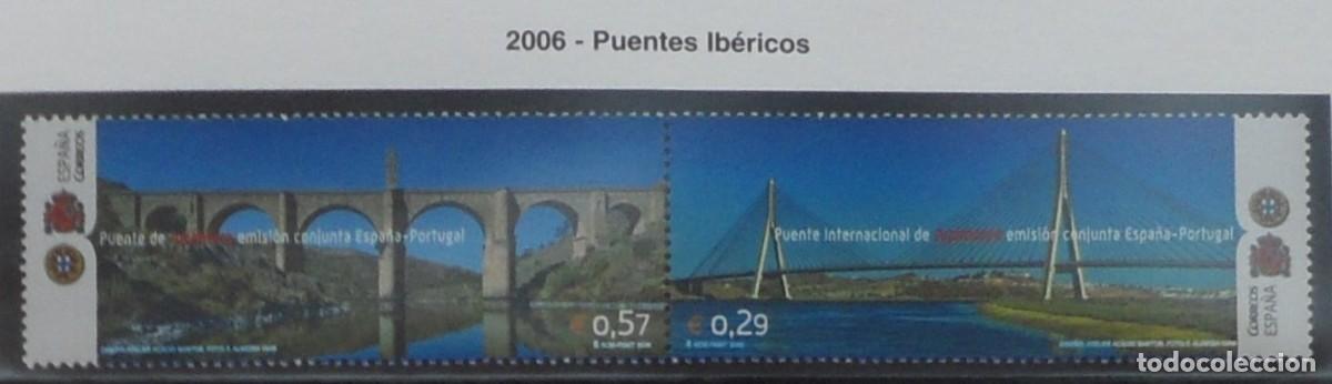 Sellos: 2006-ESPA&Ntilde;A-SELLOS NUEVOS-BAJO FACIAL 20%-VER FOTO-N&ordm;4263/4-PUENTES IBERICOS
