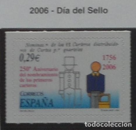 Sellos: 2006-ESPA&Ntilde;A-SELLOS NUEVOS-BAJO FACIAL 20%-VER FOTO-N&ordm;4276-DIA DEL SELLO