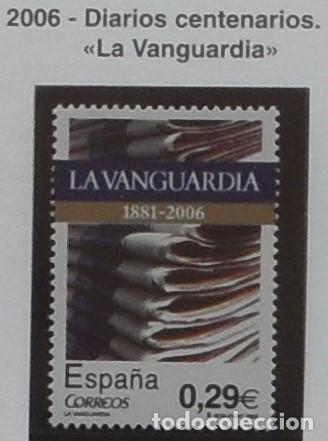 Sellos: 2006-ESPA&Ntilde;A-SELLOS NUEVOS-BAJO FACIAL 20%-VER FOTO-N&ordm;4283-DIARIOS CENTENARIOS