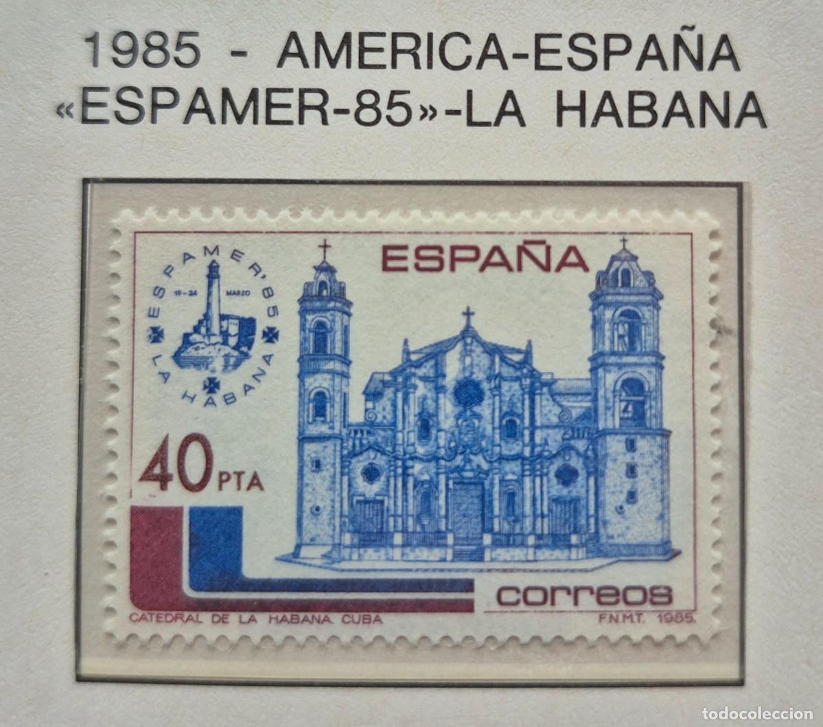 Sellos: A&ntilde;o 1985 - Edifil N 2782** - ESPAMER 85 - Nuevo sin fijasello - Se env&iacute;a el de la imagen