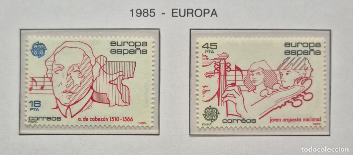 Sellos: A&ntilde;o 1985 - Edifil N 2788/2789** - EUROPA CEPT - Nuevo sin fijasello - Se env&iacute;a el de la imagen