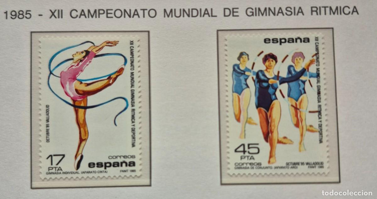 Sellos: A&ntilde;o 1985 - Edifil N 2811/2812** - Gimnasia r&iacute;tmica - Nuevo sin fijasello - Se env&iacute;a el de la imagen