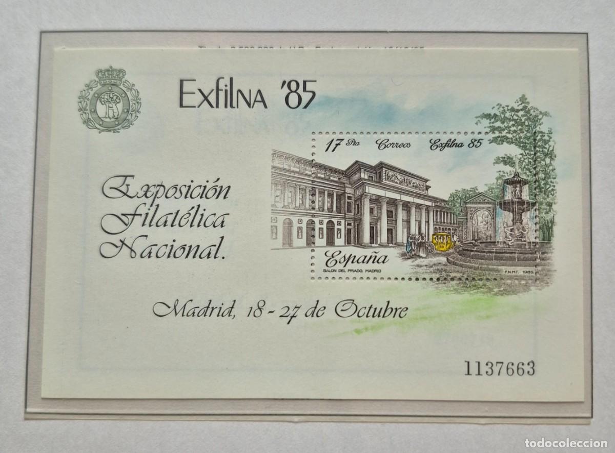 Sellos: A&ntilde;o 1985 - Edifil N 2814** - EXFILNA 85 - Nuevo sin fijasello - Se env&iacute;a el de la imagen