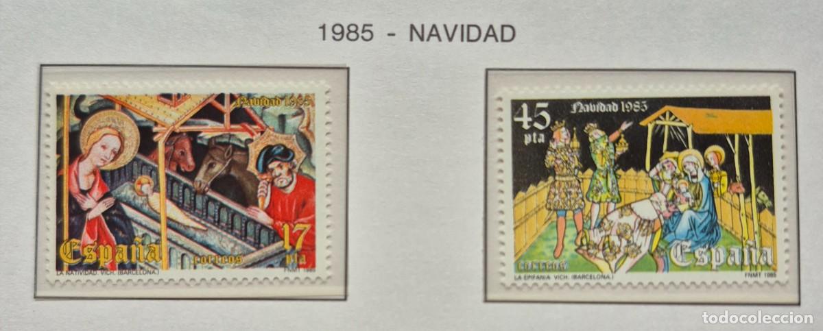 Sellos: A&ntilde;o 1985 - Edifil N 2818/2819** - Navidad - Nuevo sin fijasello - Se env&iacute;a el de la imagen