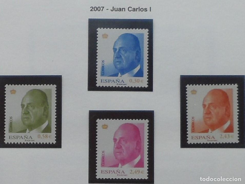 Sellos: 2007-ESPA&Ntilde;A-SELLOS NUEVOS-BAJO FACIAL 20%-VER FOTO-N&ordm;4296/9-S.M.DON JUAN CARLOS I