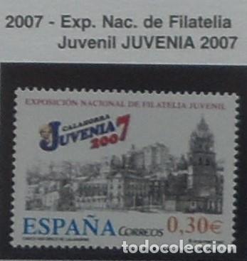 Sellos: 2007-ESPA&Ntilde;A-SELLOS NUEVOS-BAJO FACIAL 20%-VER FOTO-N&ordm;4329JUVENIA-CALAHORRA(LA RIOJA)