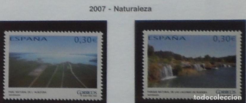 Sellos: 2007-ESPA&Ntilde;A-SELLOS NUEVOS-BAJO FACIAL 20%-VER FOTO-N&ordm;4346/7-NATURALEZA