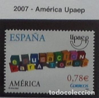 Sellos: 2007-ESPA&Ntilde;A-SELLOS NUEVOS-BAJO FACIAL 20%-VER FOTO-N&ordm;4353-AMERICA-UPAEP