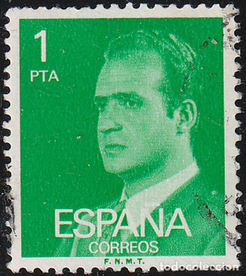 Sellos: Espa&ntilde;a 1977 Edifil 2390 Sello &ordm; Personajes Retrato Rey Juan Carlos I Michel 2281x Yvert 2034 Spain