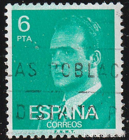 Sellos: Espa&ntilde;a 1977 Edifil 2392 Sello &ordm; Personajes Retrato Rey Juan Carlos I Michel 2305x Yvert 2057 Spain