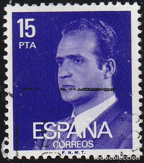 Sellos: Espa&ntilde;a 1977 Edifil 2395 Sello &ordm; Personajes Retrato Rey Juan Carlos I Michel 2308x Yvert 2060 Spain