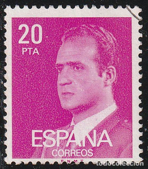 Sellos: Espa&ntilde;a 1977 Edifil 2396 Sello &ordm; Personajes Retrato Rey Juan Carlos I Michel 2309x Yvert 2061 Spain