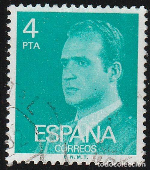 Sellos: Espa&ntilde;a 1977 Edifil 2391 Sello &ordm; Personajes Retrato Rey Juan Carlos I Michel 2282x Yvert 2035 Spain