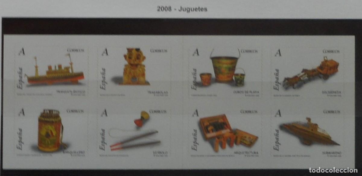 Sellos: 2008-ESPA&Ntilde;A-SELLOS NUEVOS-BAJO FACIAL 20%-VER FOTO-N&ordm;4368/75-JUGUETES-TARIA A