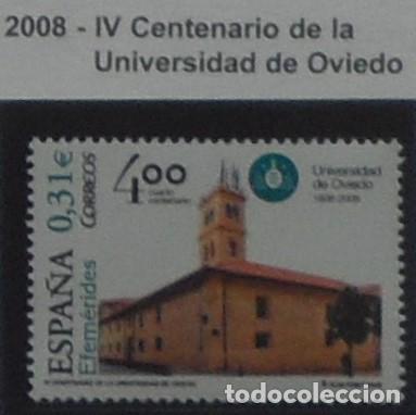 Sellos: 2008-ESPA&Ntilde;A-SELLOS NUEVOS-BAJO FACIAL 20%-VER FOTO-N&ordm;4400-EFEMERIDES-UNIVERSIDAD DE OVIEDO