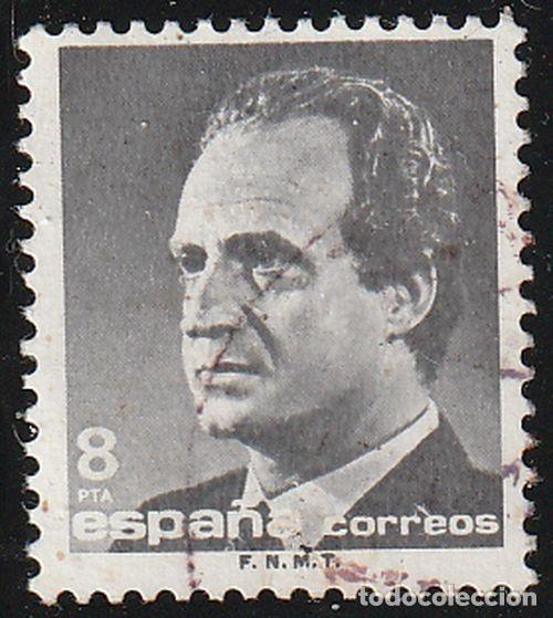 Sellos: Espa&ntilde;a 1985 Edifil 2797 Sello &ordm; Personajes Retrato Rey Juan Carlos I Efigie del Rey Efigie