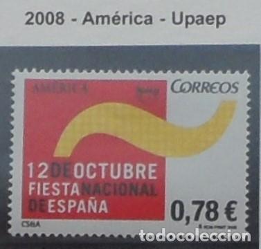 Sellos: 2008-ESPA&Ntilde;A-SELLOS NUEVOS-BAJO FACIAL 20%-VER FOTO-N&ordm;4438-AMERICA-UPAEP