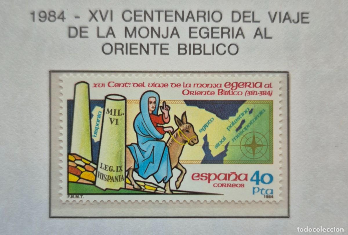 Stamps: A&ntilde;o 1984 - Edifil N 2773** - Monja Egeria - Nuevo sin fijasello - Se env&iacute;a el de la imagen
