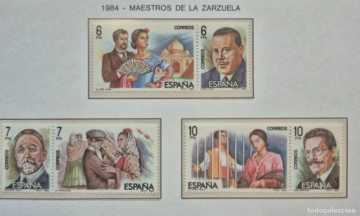 Sellos: A&ntilde;o 1984-Edifil N 2762/2767**-Maestros de la zarzuela-Nuevo sin fijasello-Se env&iacute;a el de la imagen