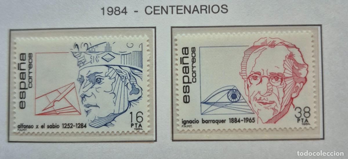Sellos: A&ntilde;o 1984 - Edifil N 2759/2760** - Centenarios - Nuevo sin fijasello - Se env&iacute;a el de la imagen