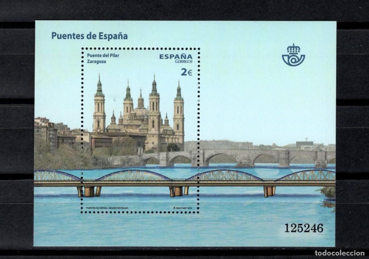 Sellos: Sello Nuevo. Puentes. Puente del Pilar. Zaragoza. 25 Septiembre de 2013. Edifil 4818.