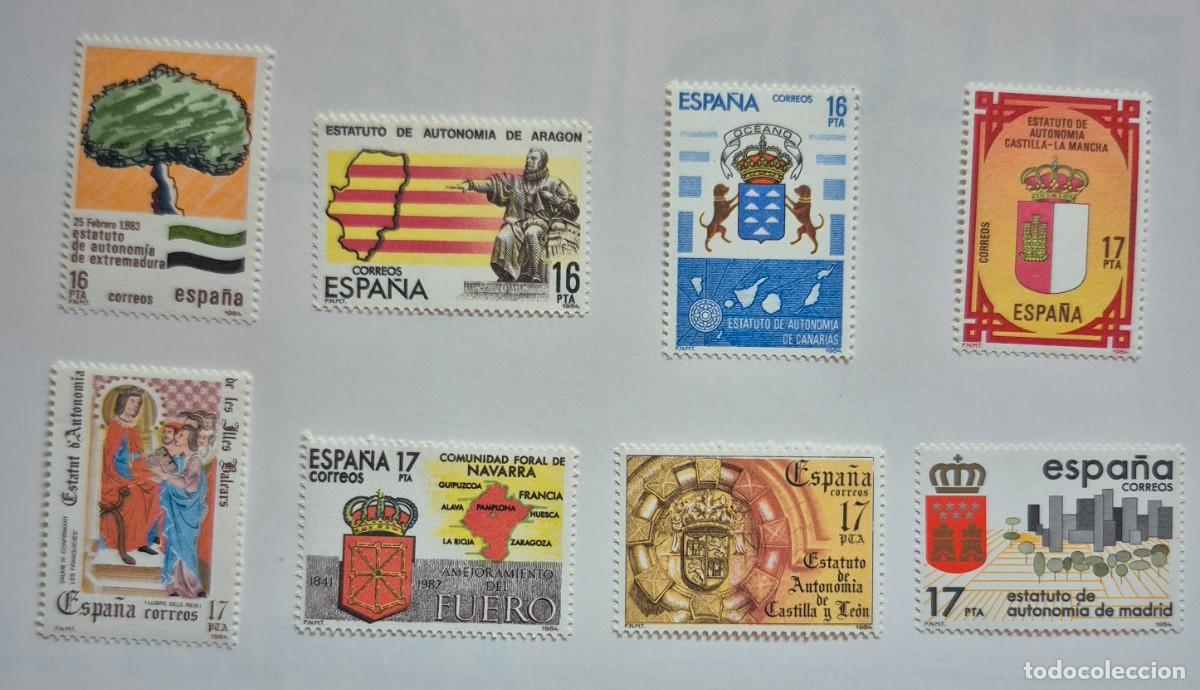 Sellos: A&ntilde;o 1984 - Edifil N 2735/2742** - Autonom&iacute;as - Nuevo sin fijasello - Se env&iacute;a el de la imagen
