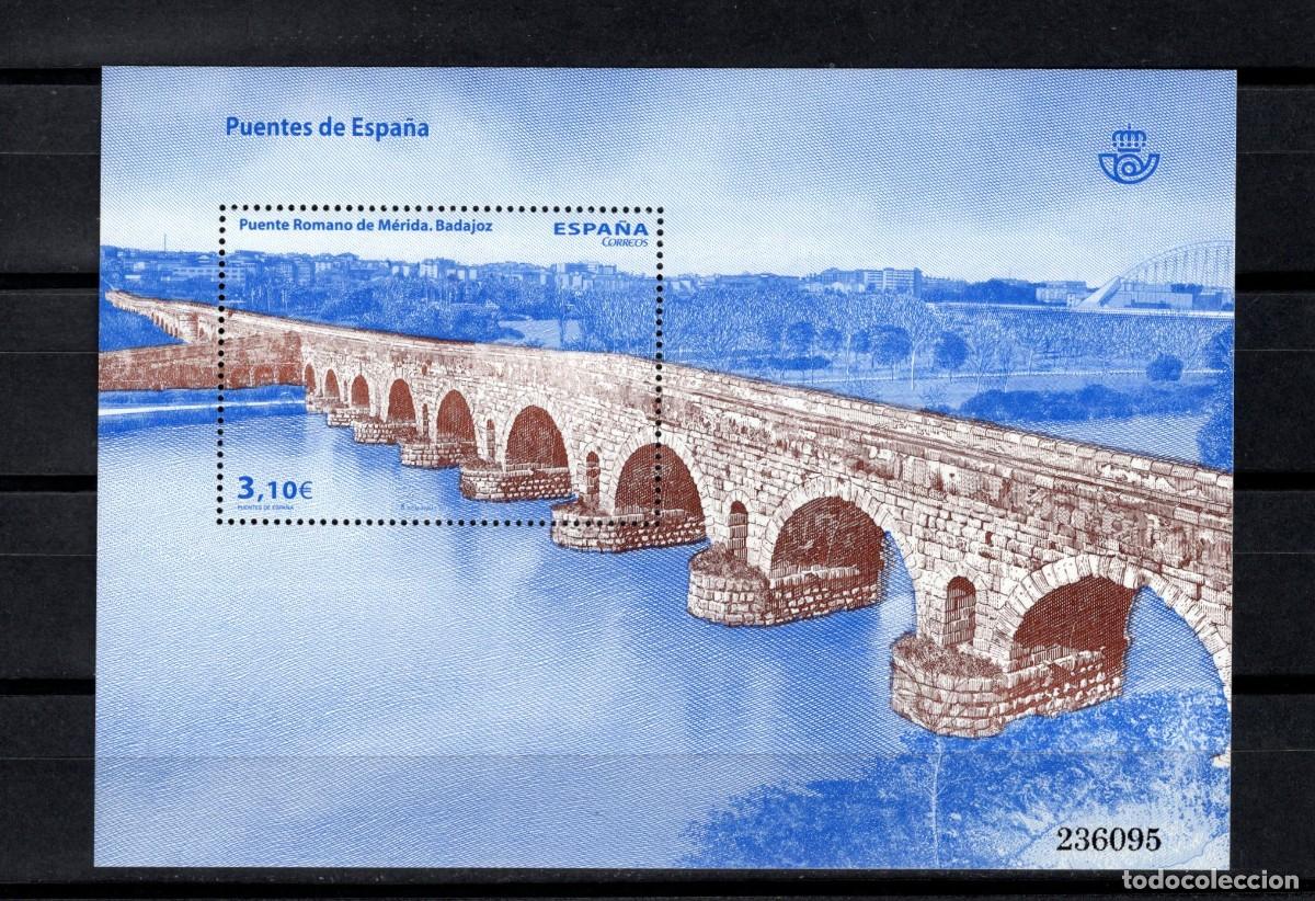 Sellos: Sello nuevo 2013. Puentes. Puente Romano de M&eacute;rida. 25 Septiembre de 2013. Edifil SH 4819.