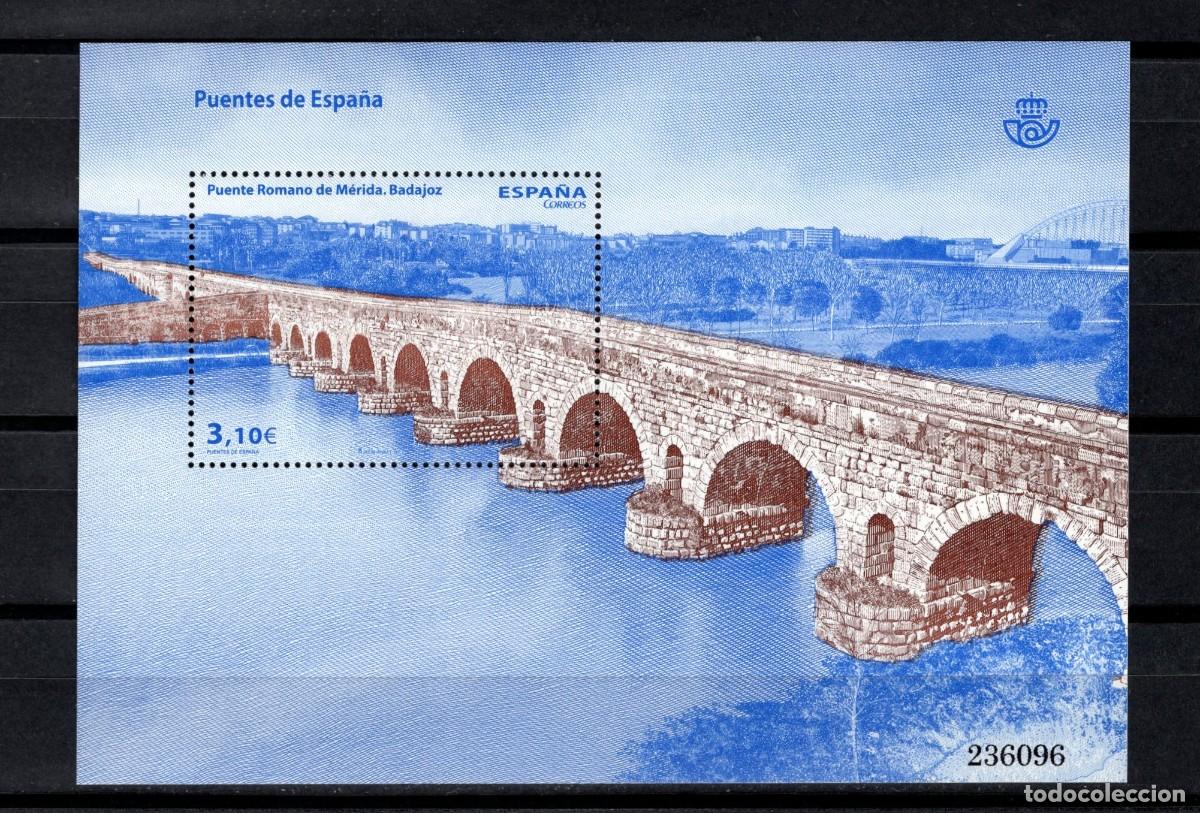 Sellos: Sello nuevo 2013. Puentes. Puente Romano de M&eacute;rida. 25 Septiembre de 2013. Edifil SH 4819.