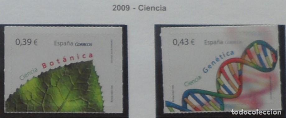Sellos: 2009-ESPA&Ntilde;A-SELLOS NUEVOS-BAJO FACIAL 20%-VER FOTO-N&ordm;4455/6-CIENCIA
