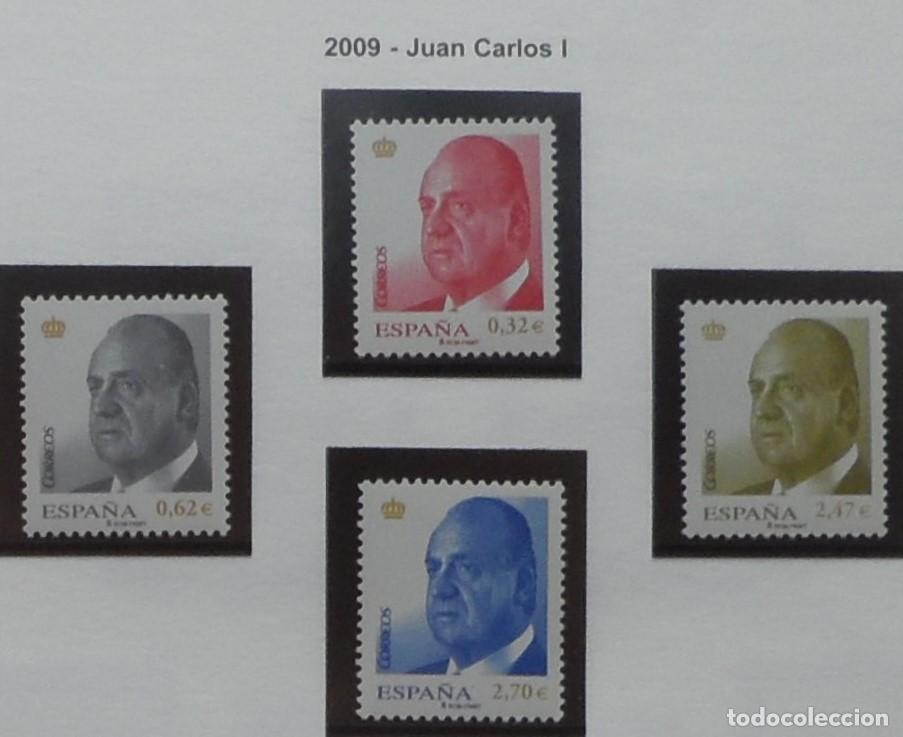 Sellos: 2009-ESPA&Ntilde;A-SELLOS NUEVOS-BAJO FACIAL 20%-VER FOTO-N&ordm;4457/60-S.M.DON JUAN CARLOS I