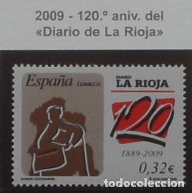 Sellos: 2009-ESPA&Ntilde;A-SELLOS NUEVOS-BAJO FACIAL 20%-VER FOTO-N&ordm;4461-DIARIOS CENTENARIOS
