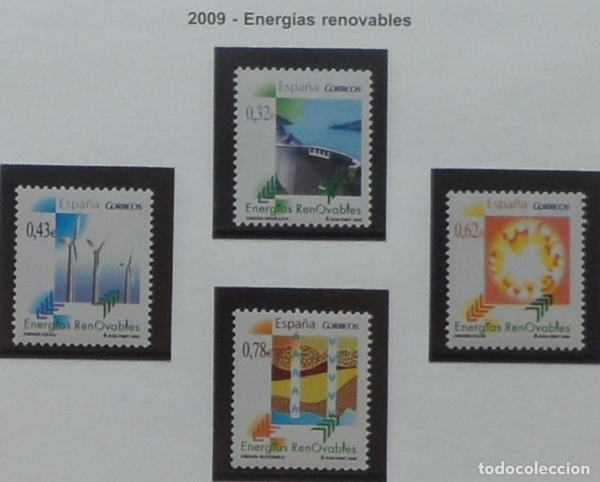 Sellos: 2009-ESPA&Ntilde;A-SELLOS NUEVOS-BAJO FACIAL 20%-VER FOTO-N&ordm;4475/8-ENERGIAS RENOVABLES