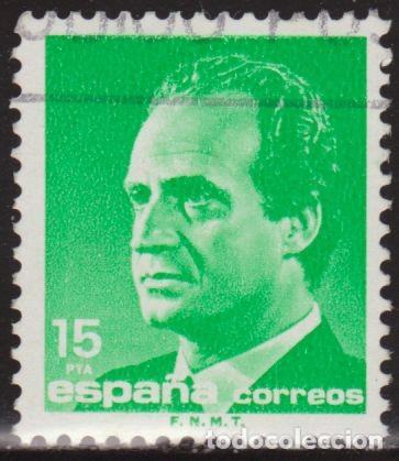 Timbres: Espa&ntilde;a 1989 Edifil 3004 Sello &ordm; D. Juan Carlos I Efigie del Rey 15Pts Michel 2891 Yvert 2626 Spain