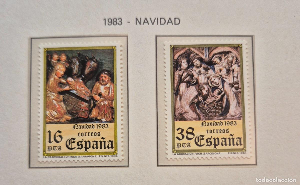 Sellos: A&ntilde;o 1983 - Edifil N 2729/2730** - Navidad - Nuevo sin fijasello - Se env&iacute;a el de la imagen