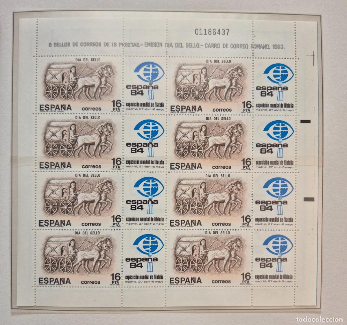 Sellos: A&ntilde;o 1983-Edifil N 2719**-Minipliego 2 Dia del sello - Nuevo sin fijasello - Se env&iacute;a el de la imagen