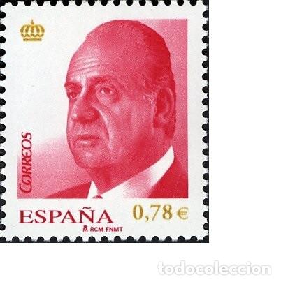 Sellos: Edifil 4366 sello nuevo Espa&ntilde;a 2008 MNH Rey Juan Carlos I serie basica