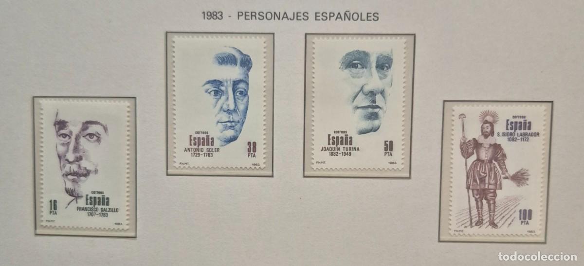 Sellos: A&ntilde;o 1983 - Edifil N 2705/2708** - Centenarios - Nuevo sin fijasello - Se env&iacute;a el de la imagen