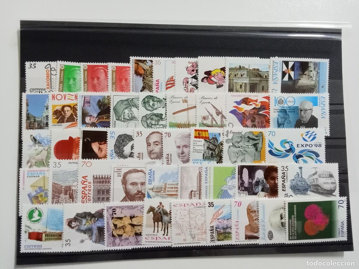 Sellos: SELLOS ESPA&Ntilde;A A&Ntilde;O 1998, NUEVOS**MNH HOJITA COMPLETA CABALLOS CARTUJANOS.