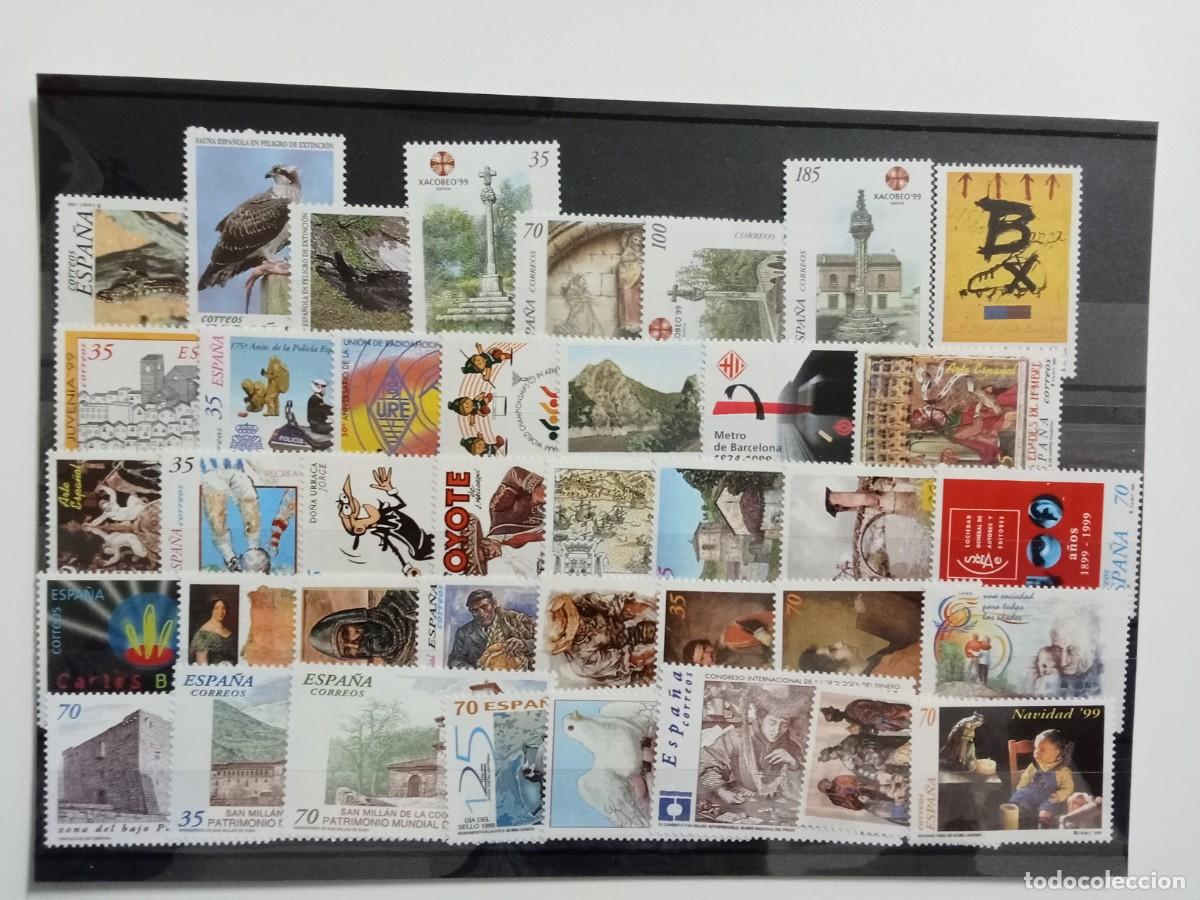 Sellos: SELLOS ESPA&Ntilde;A A&Ntilde;O 1999, EDIFIL 3614/3686**MNH COMPLETO