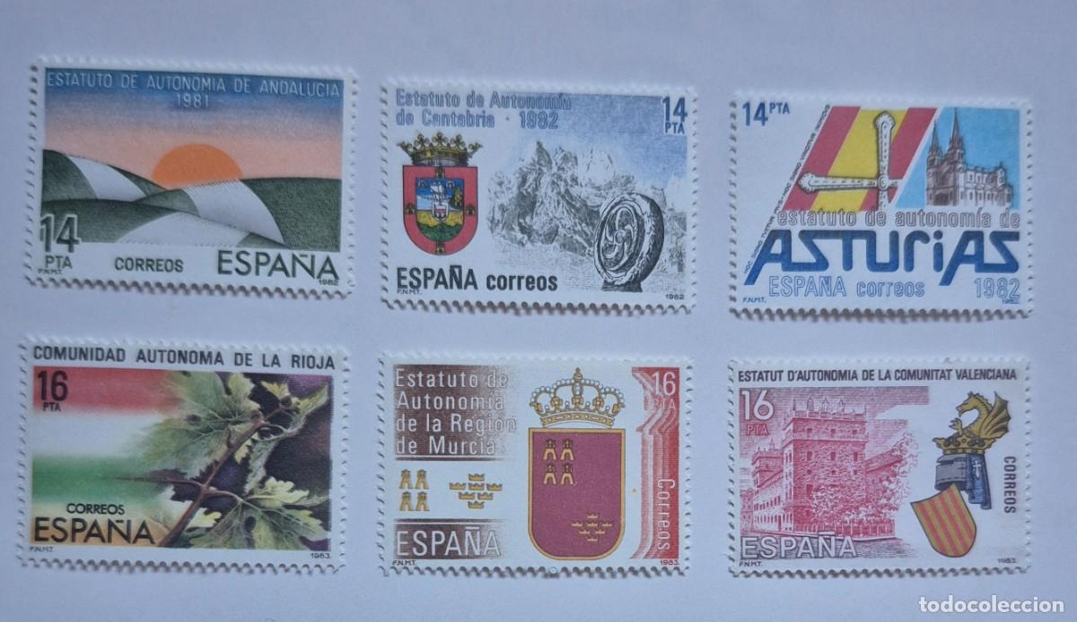 Sellos: A&ntilde;o 1983 - Edifil N 2696/2691** - Autonom&iacute;as - Nuevo sin fijasello - Se env&iacute;a el de la imagen